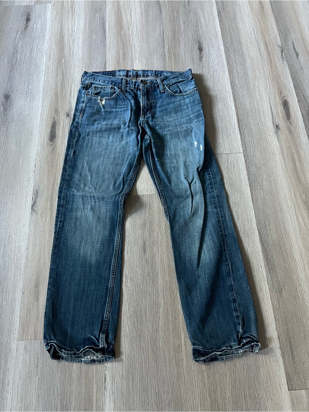 Mossimo Supply Co. Men's Dark Blue Slim Straight Jeans